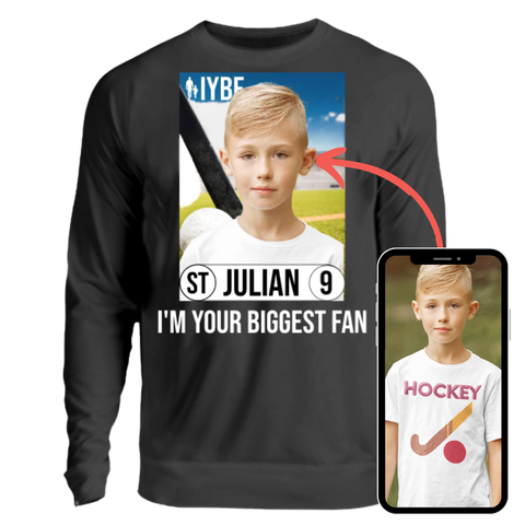 Hockeyspieler Fan Sweatshirt für Männer und Frauen
