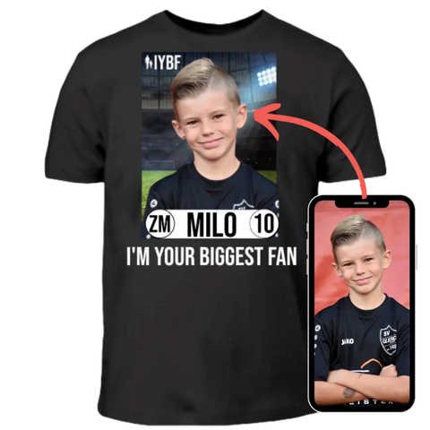 Fussballspieler Fan T-Shirt Kinder