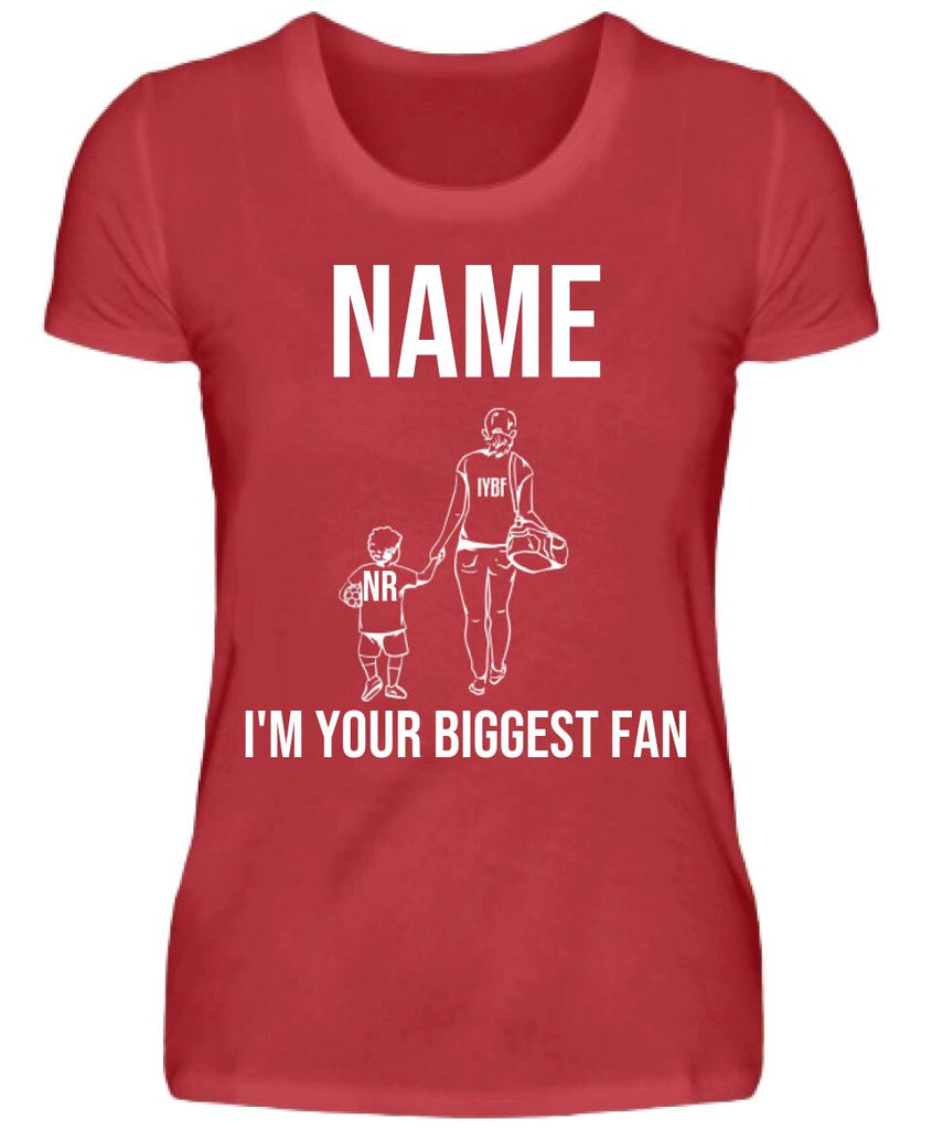 Personalisiere Dein Handball Fan Frauen T-Shirt fürs Kind mit Name!
