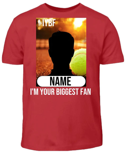 Tennisspieler Fan Kinder T-Shirt