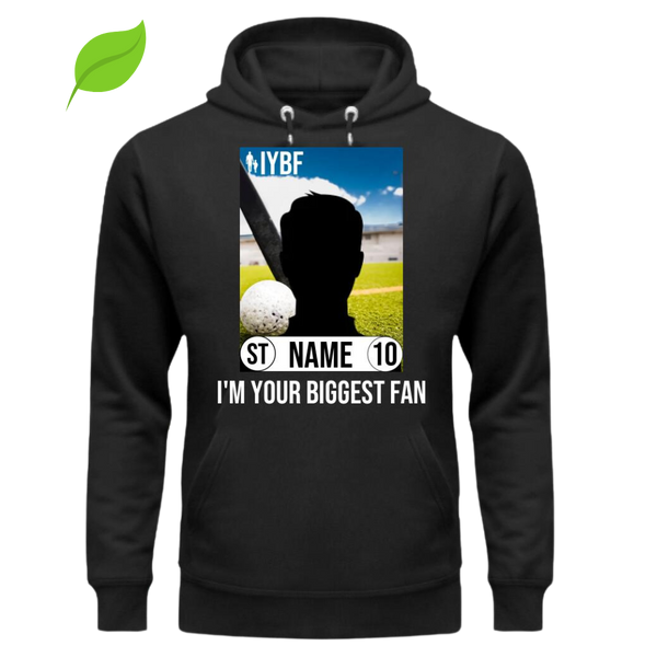 Hockeyspielerfan Hoodie Organic bei IYBF - I'm Your Biggest Fan