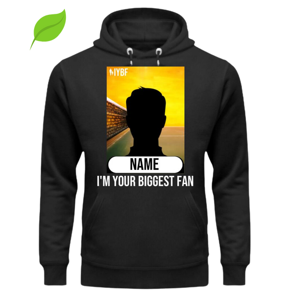 Tischtennisspieler Fan Hoodie Organic bei IYBF - I'm Your Biggest Fan